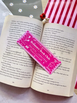 Romance book club bookmark