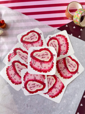 it's already mine cake sticker
